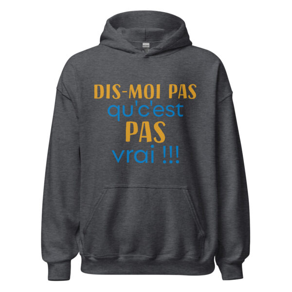 Sweat à capuche "dis moi pas qu'c'est pas vrai !!!" – Image 11