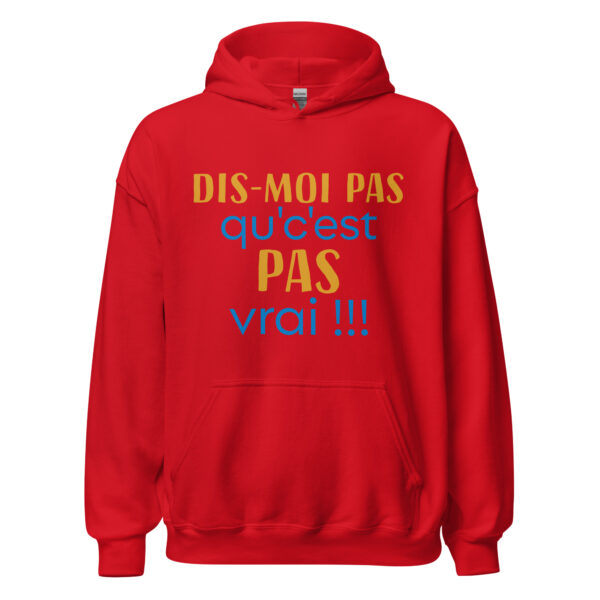 Sweat à capuche "dis moi pas qu'c'est pas vrai !!!" – Image 9