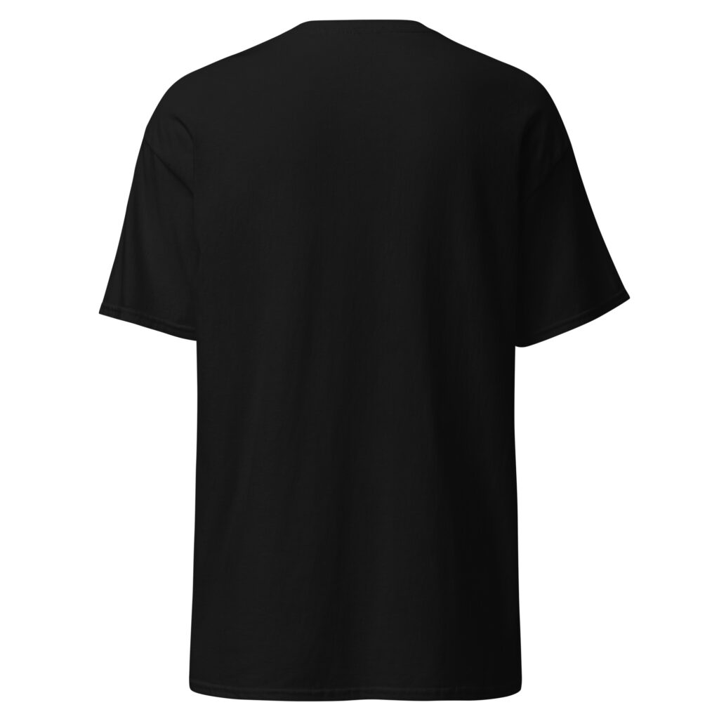 T-shirt "Dis moi Patrick à quoi ça sert ce truc là ?" — Noir, dos