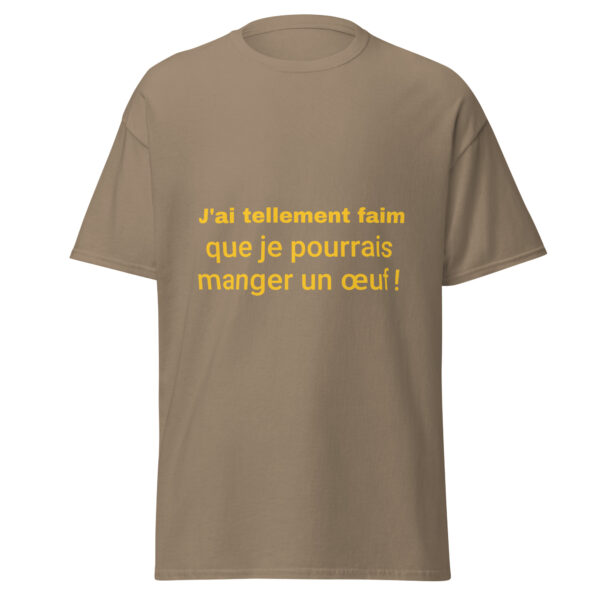T-shirt "J'ai tellement faim que je pourrais manger un œuf" – Image 19