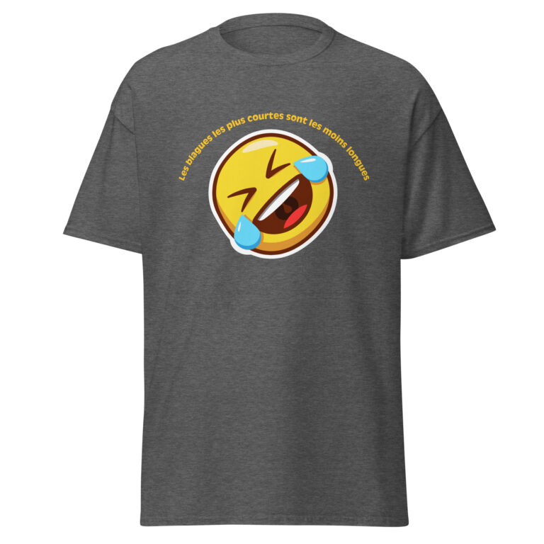 T-shirt "Les blagues les plus courtes sont les moins longues" — t-shirt unisexe imprimé
