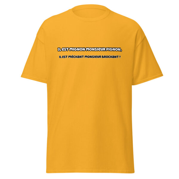 T-shirt "Il est mignon monsieur Pignon, il est méchant monsieur Brochant !" – Image 21