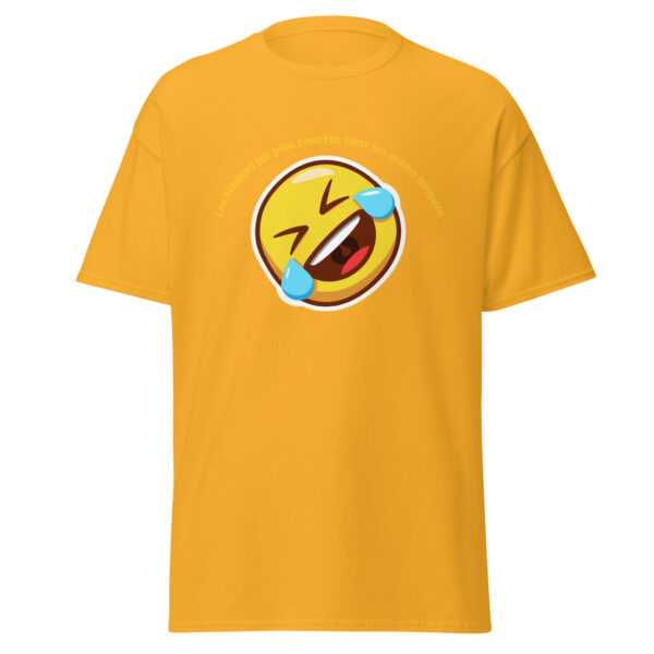 T-shirt "Les blagues les plus courtes sont les moins longues" – Image 21