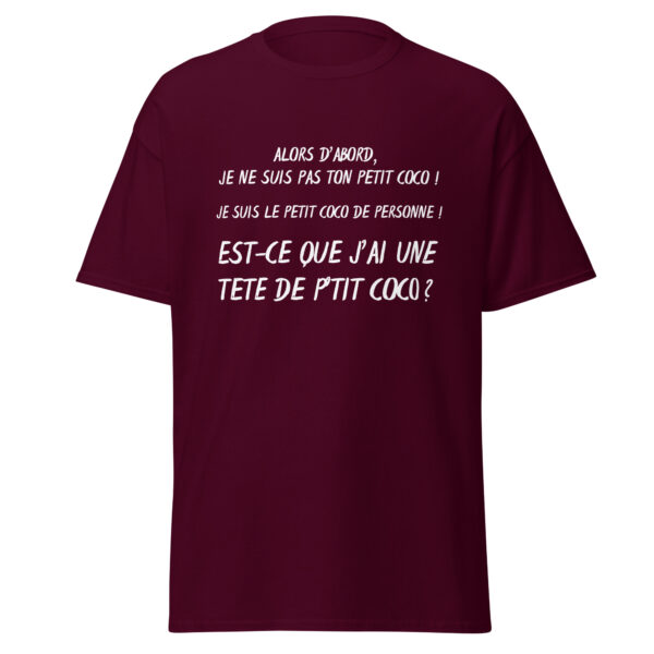 T-shirt "je ne suis pas ton petit coco" – Image 3