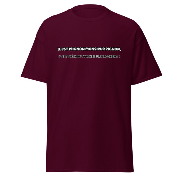 T-shirt "Il est mignon monsieur Pignon, il est méchant monsieur Brochant !" – Image 2