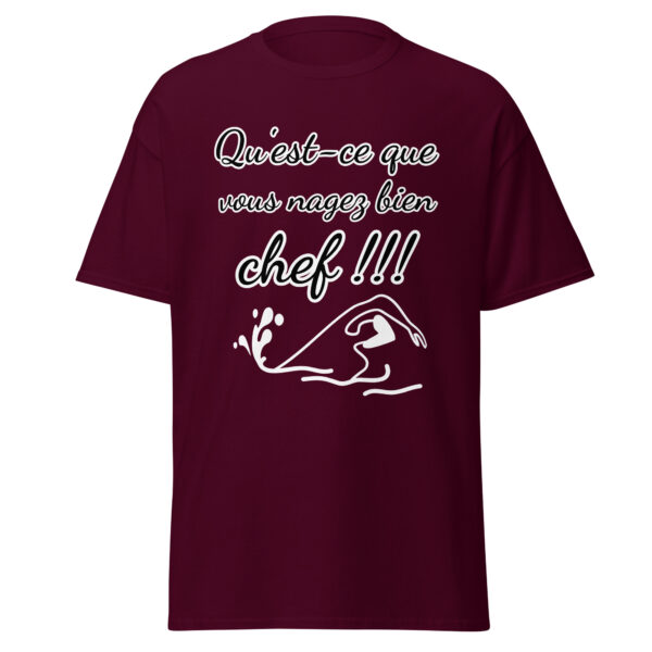T-shirt "Qu'est-ce que vous nagez bien, chef !!!" – Image 2