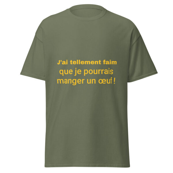 T-shirt "J'ai tellement faim que je pourrais manger un œuf" – Image 15