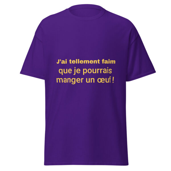 T-shirt "J'ai tellement faim que je pourrais manger un œuf" – Image 5