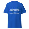 T-shirt "Une fois, j'me suis couché il était minuit dix. Bonjour comment j'étais fatigué !" – Image 11