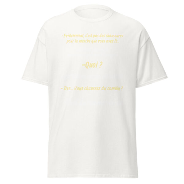 T-shirt "Vous chaussez du combien ? c'est du comme vous !" – Image 31