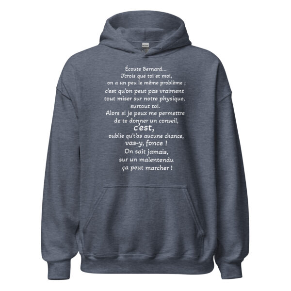 Sweat à capuche "on sait jamais sur un malentendu ça peut marcher" – Image 17