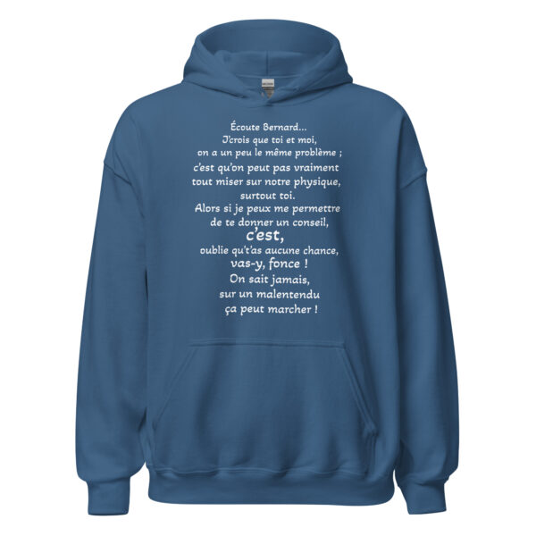 Sweat à capuche "on sait jamais sur un malentendu ça peut marcher" – Image 15