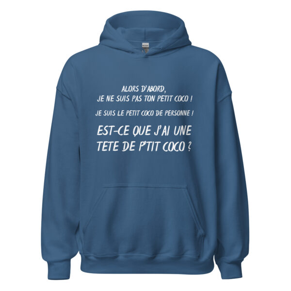 Sweat à capuche "alors d'abord je ne suis pas ton petit coco ! – Image 16