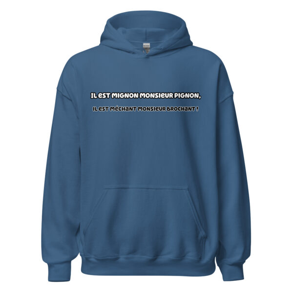 Sweat à capuche "Il est mignon monsieur Pignon, il est méchant monsieur Brochant !" – Image 16