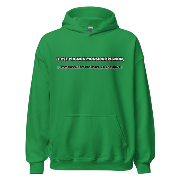Sweat à capuche "Il est mignon monsieur Pignon, il est méchant monsieur Brochant !" – Image 20