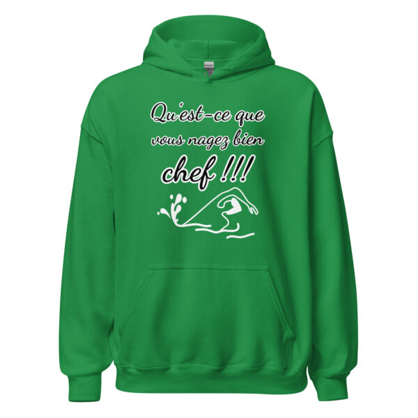Sweat à capuche "Qu'est-ce que vous nagez bien, chef !!!" – Image 19