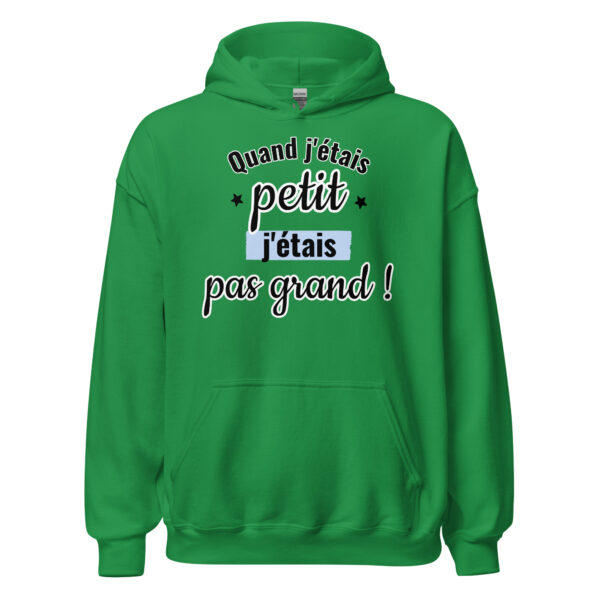Sweat à capuche "Quand j'étais petit, j'étais pas grand." – Image 20