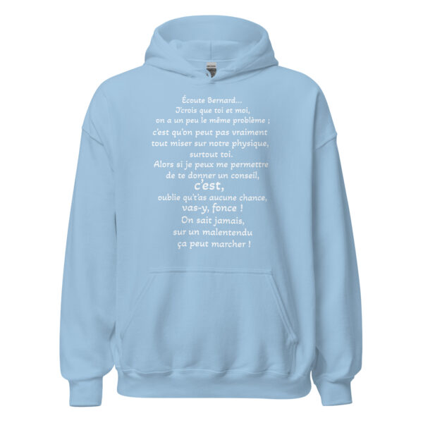 Sweat à capuche "on sait jamais sur un malentendu ça peut marcher" – Image 25