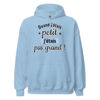 Sweat à capuche "Quand j'étais petit, j'étais pas grand." – Image 26