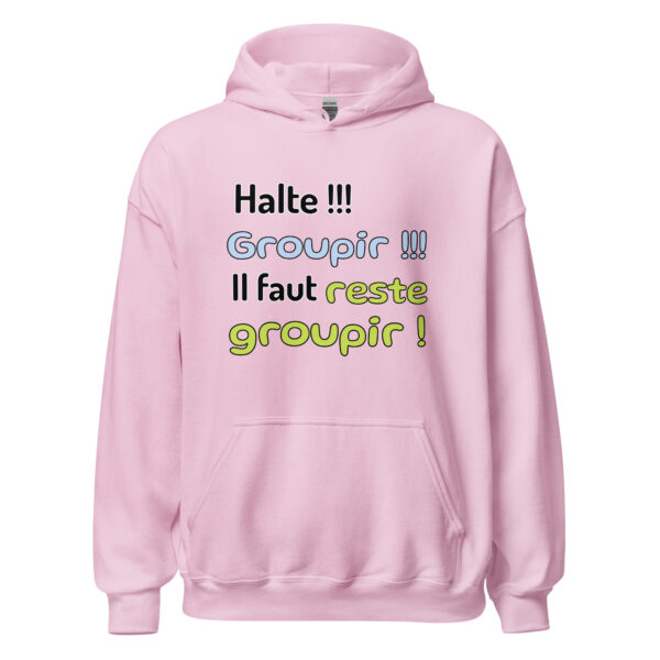 Sweat à capuche "Halte !!! Groupir !!! Il faut reste groupir !" – Image 29