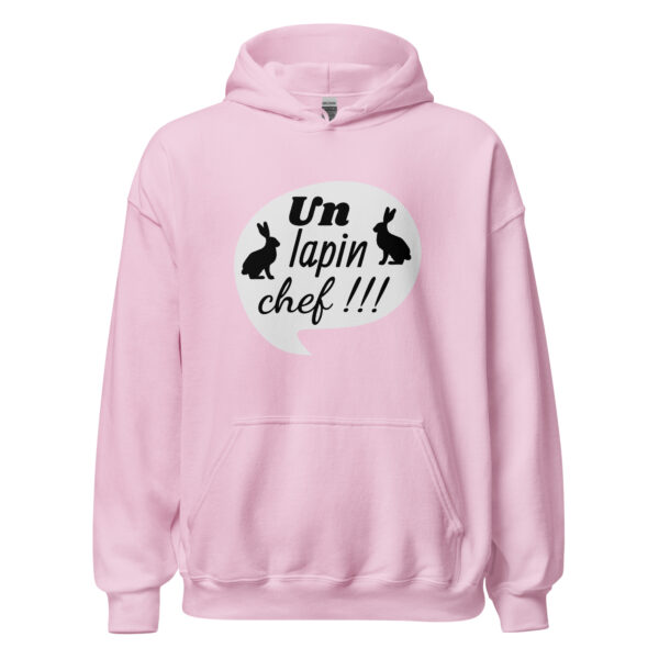 Sweat à capuche "Un lapin, chef !!!" – Image 29