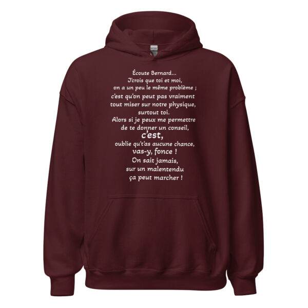 Sweat à capuche "on sait jamais sur un malentendu ça peut marcher" – Image 6