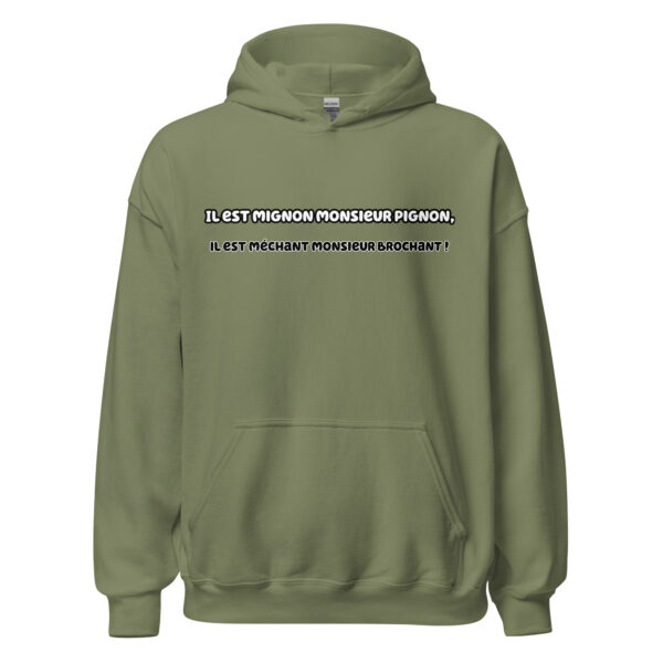 Sweat à capuche "Il est mignon monsieur Pignon, il est méchant monsieur Brochant !" – Image 22