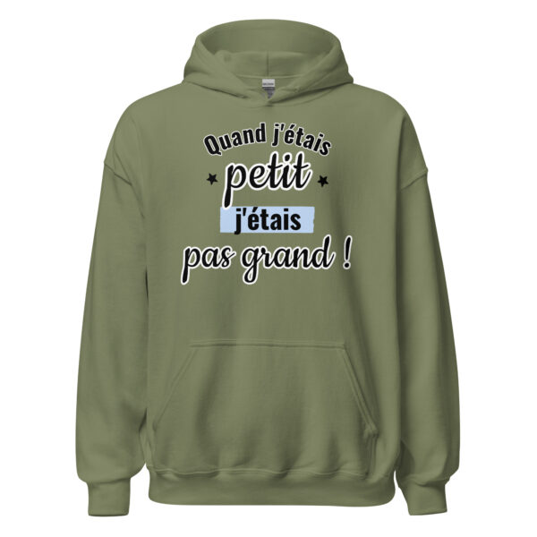 Sweat à capuche "Quand j'étais petit, j'étais pas grand." – Image 22
