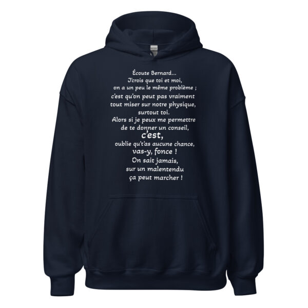 Sweat à capuche "on sait jamais sur un malentendu ça peut marcher" – Image 4