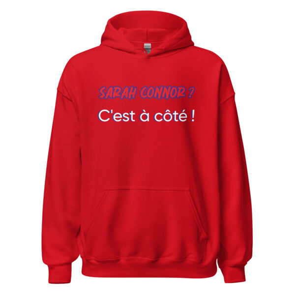 Sweat à capuche "sarah connor ? c'est à côté" – Image 9
