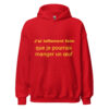 Sweat à capuche "J'ai tellement faim que je pourrais manger un œuf" – Image 10