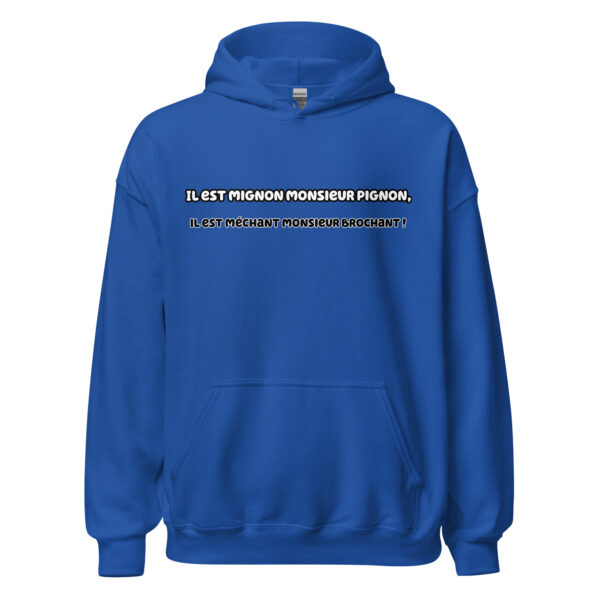Sweat à capuche "Il est mignon monsieur Pignon, il est méchant monsieur Brochant !" – Image 14