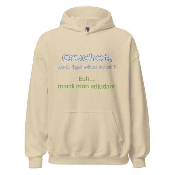 Sweat à capuche "Cruchot, quel âge vous avez ? Euh...mardi mon adjudant !" – Image 27