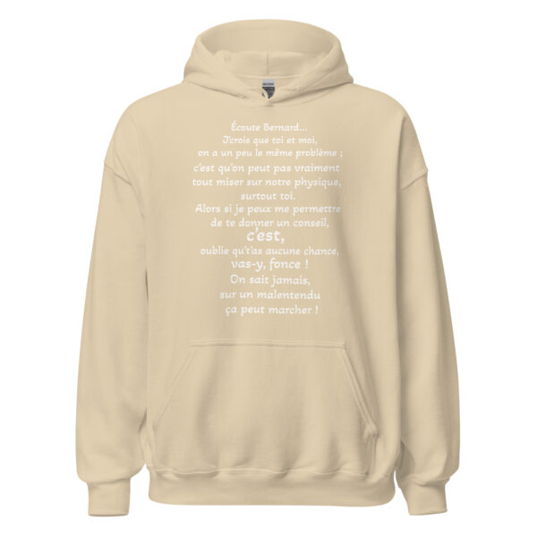 Sweat à capuche "on sait jamais sur un malentendu ça peut marcher" – Image 27