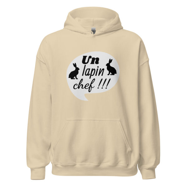 Sweat à capuche "Un lapin, chef !!!" – Image 27