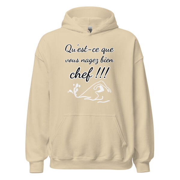 Sweat à capuche "Qu'est-ce que vous nagez bien, chef !!!" – Image 27