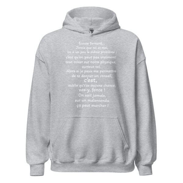 Sweat à capuche "on sait jamais sur un malentendu ça peut marcher" – Image 23