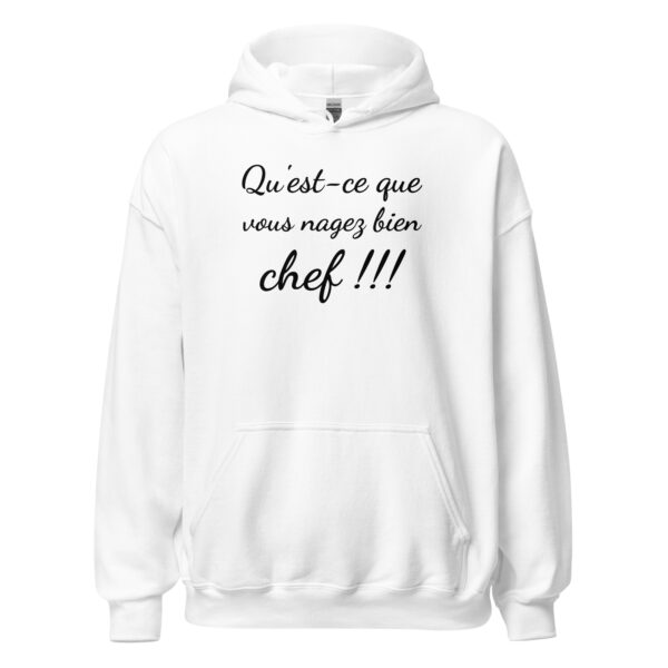 Sweat à capuche "Qu'est-ce que vous nagez bien, chef !!!" – Image 31