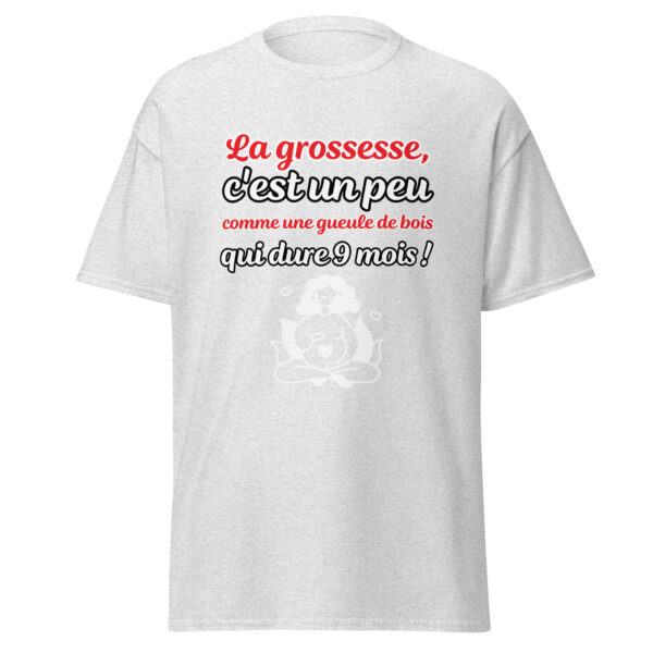 T-shirt femme enceinte "La grossesse, c'est comme une gueule de bois qui dure 9 mois !" – Image 30