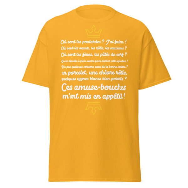 T-shirt les visiteurs "Ces amuse-bouches m'ont mis en appétit !" – Image 21