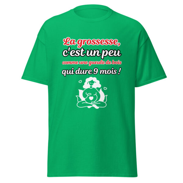 T-shirt femme enceinte "La grossesse, c'est comme une gueule de bois qui dure 9 mois !" – Image 17