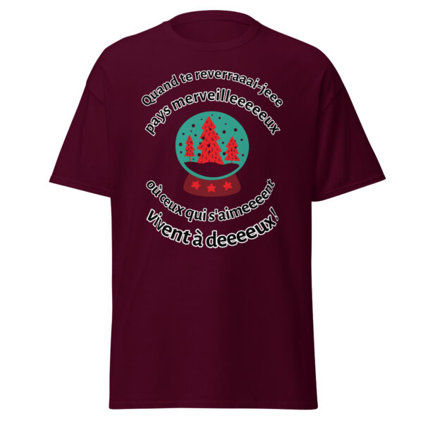 T-shirt Quand te reverrai-je, pays merveilleux..." – Image 2
