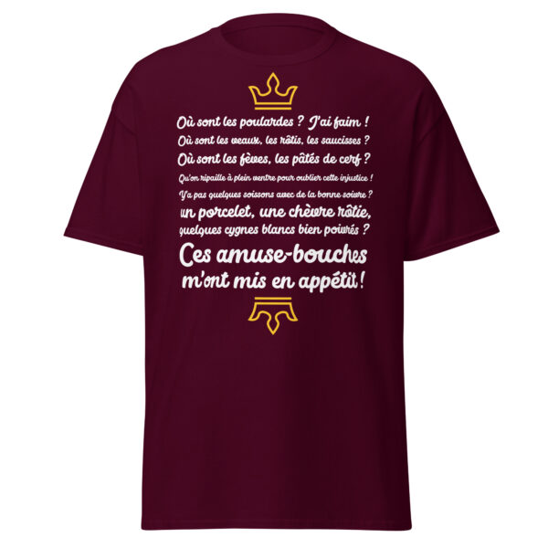 T-shirt les visiteurs "Ces amuse-bouches m'ont mis en appétit !" – Image 2