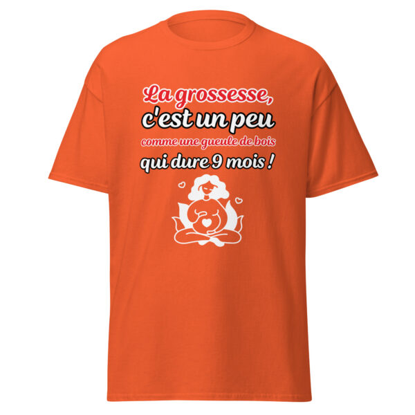 T-shirt femme enceinte "La grossesse, c'est comme une gueule de bois qui dure 9 mois !" – Image 15