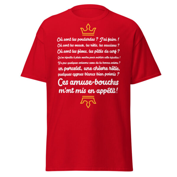 T-shirt les visiteurs "Ces amuse-bouches m'ont mis en appétit !" – Image 7