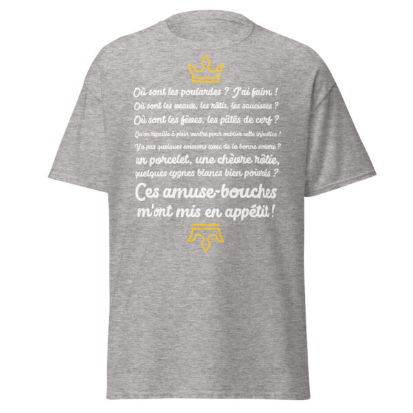 T-shirt les visiteurs "Ces amuse-bouches m'ont mis en appétit !" – Image 23