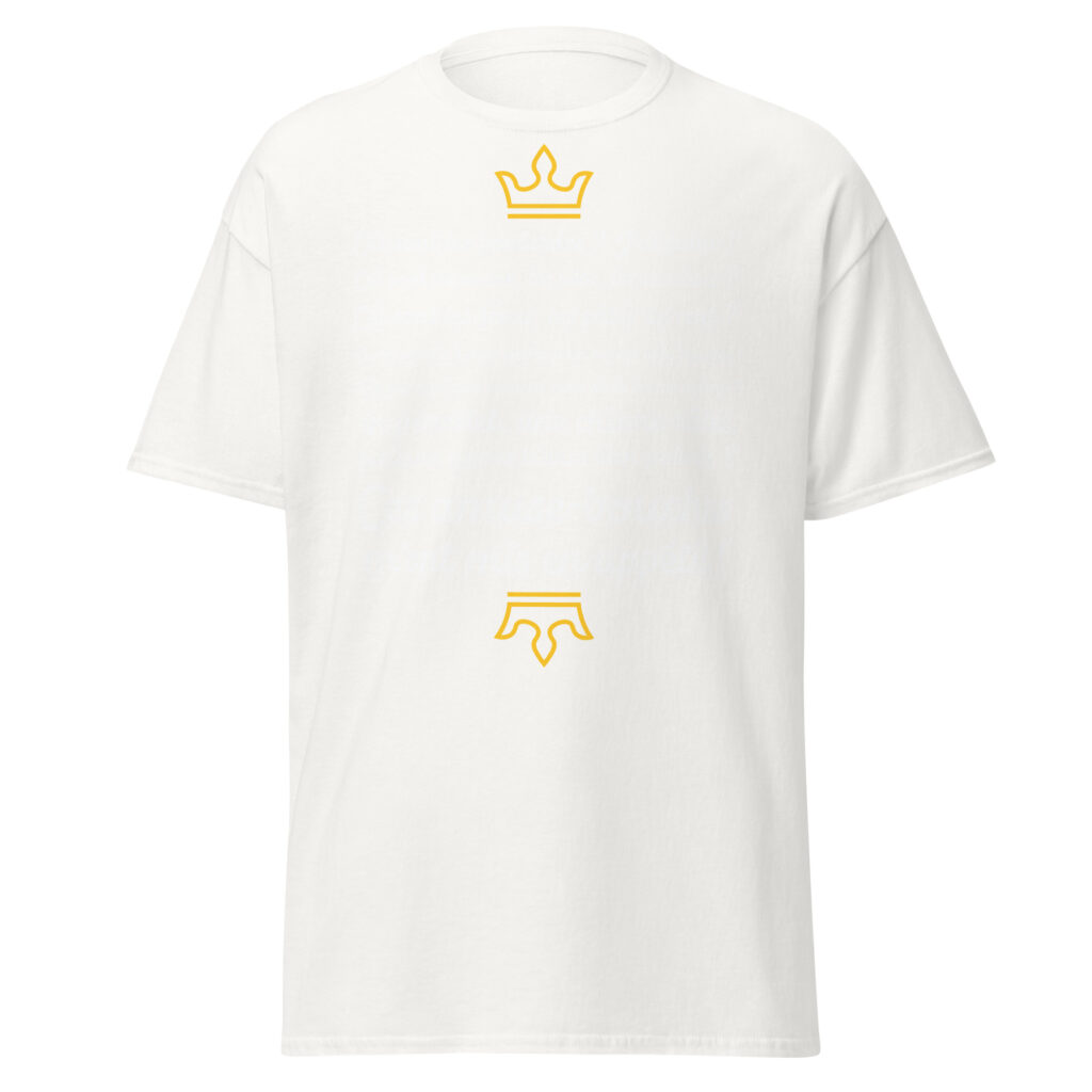 T-shirt les visiteurs "Ces amuse-bouches m'ont mis en appétit !" — Blanc, face