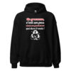 Sweat à capuche "La grossesse, c'est comme une gueule de bois qui dure 9 mois !"