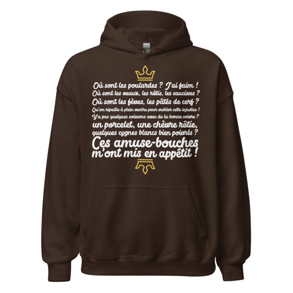 Sweat à capuche les visiteurs "Ces amuse-bouches m'ont mis en appétit !" – Image 7