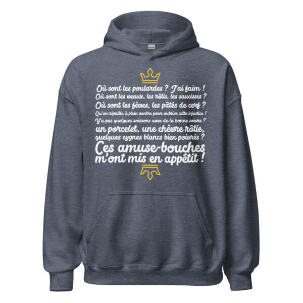 Sweat à capuche les visiteurs "Ces amuse-bouches m'ont mis en appétit !" – Image 17